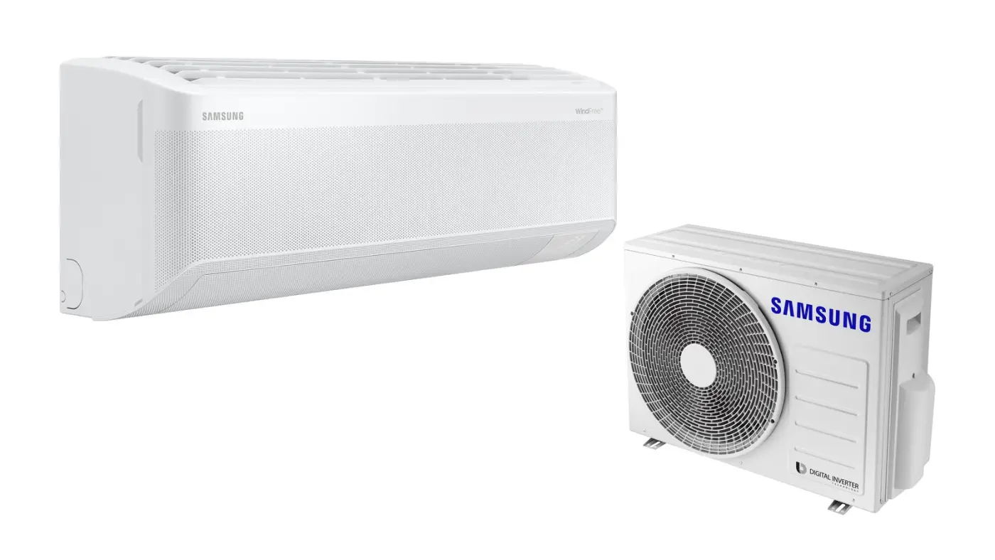 Système Samsung WindFree complet : unité intérieure murale et unité extérieure
